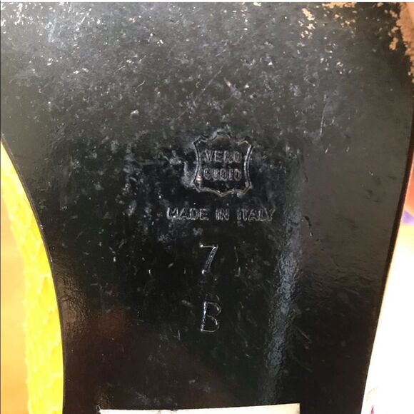 PAUL MAYER 1980’s Vintage Snakeskin Shoes Flats 7B - Picture 7 of 8